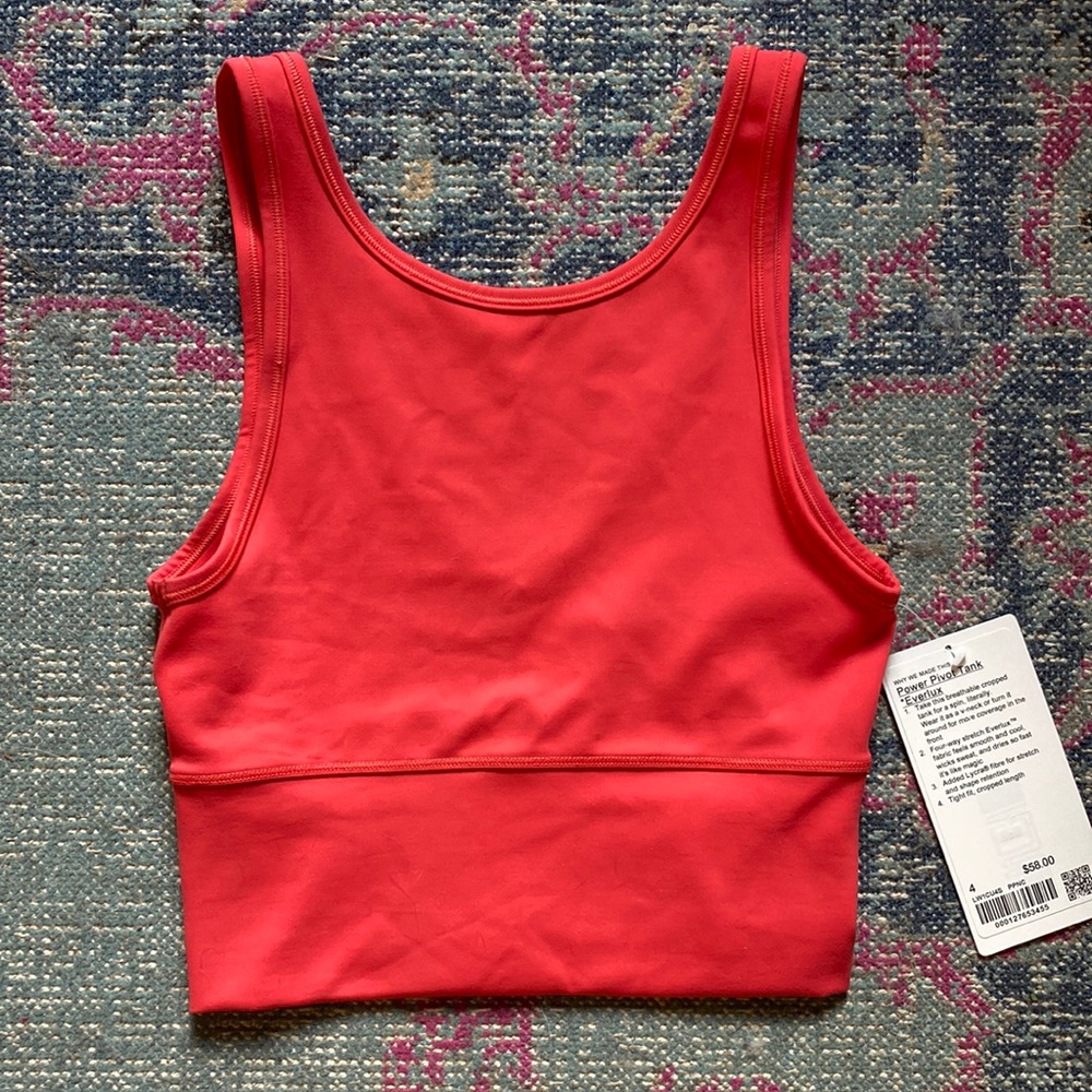 Lulu lemon Power Pivot Tank Everlux